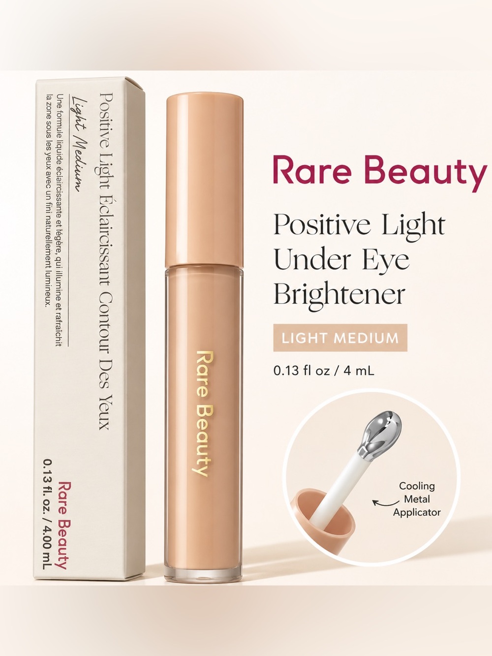 Rare Beauty Positive Light Under Eye Brightener - Light Medium (Neutral Beige)